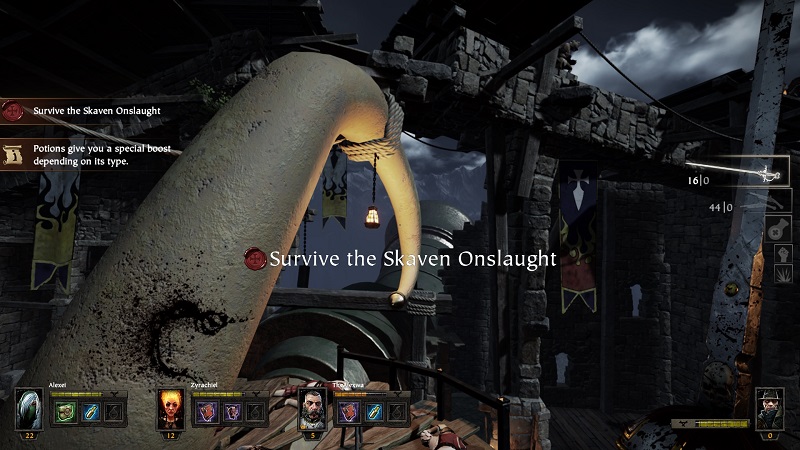 Warhammer End Times Vermintide the First MIssion - Survive the Skaven Onslaught
