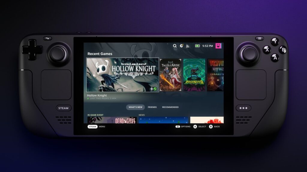 Steam Deck Front View